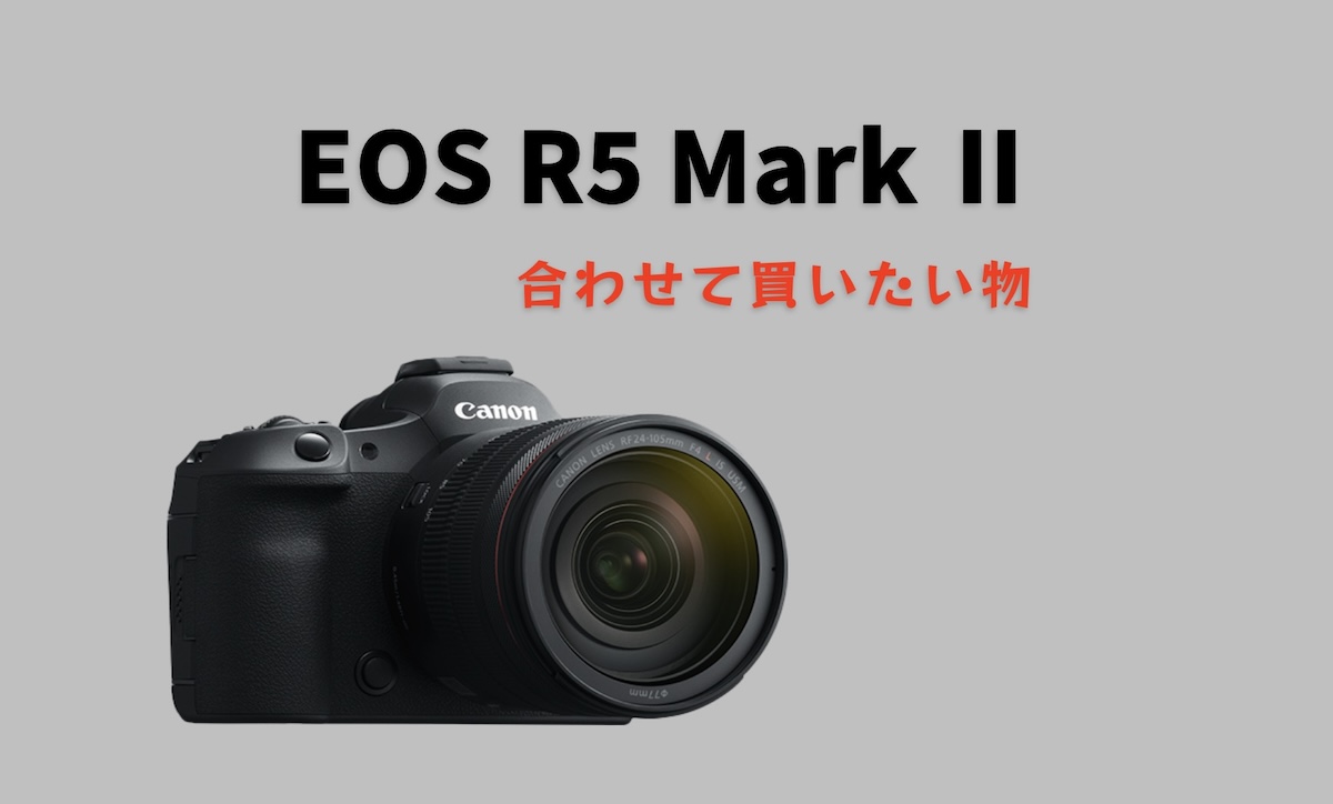極美品】【最安値】Canon EOS R5 Mark II 付属品